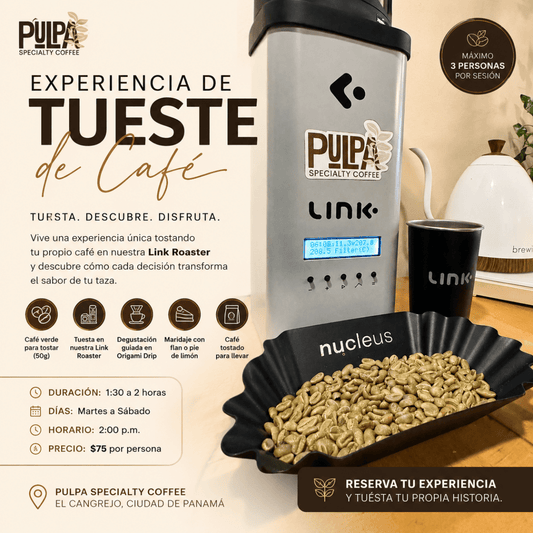 Experiencia tuesta tu propio café