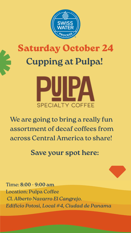 WOC WEEK - Cata de cafes de descafeinados con Swiss Water en Pulpa Coffee
