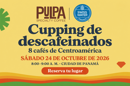 WOC WEEK - Cata de cafes de descafeinados con Swiss Water en Pulpa Coffee