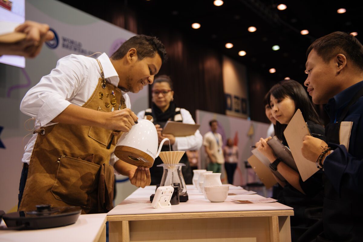 Ytzvan Mastino, competitor from Panama and Founder of Pulpa Coffee at the World Brewers Cup